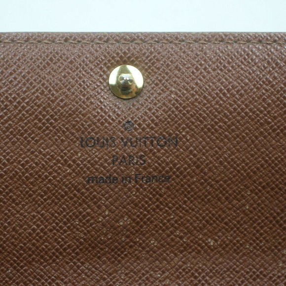 100% Authentic Louis Vuitton Portefeuille Sarah Browns Monogram Wallet - Picture 9 of 9